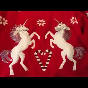 Unicorn Ugly Christmas sweater.